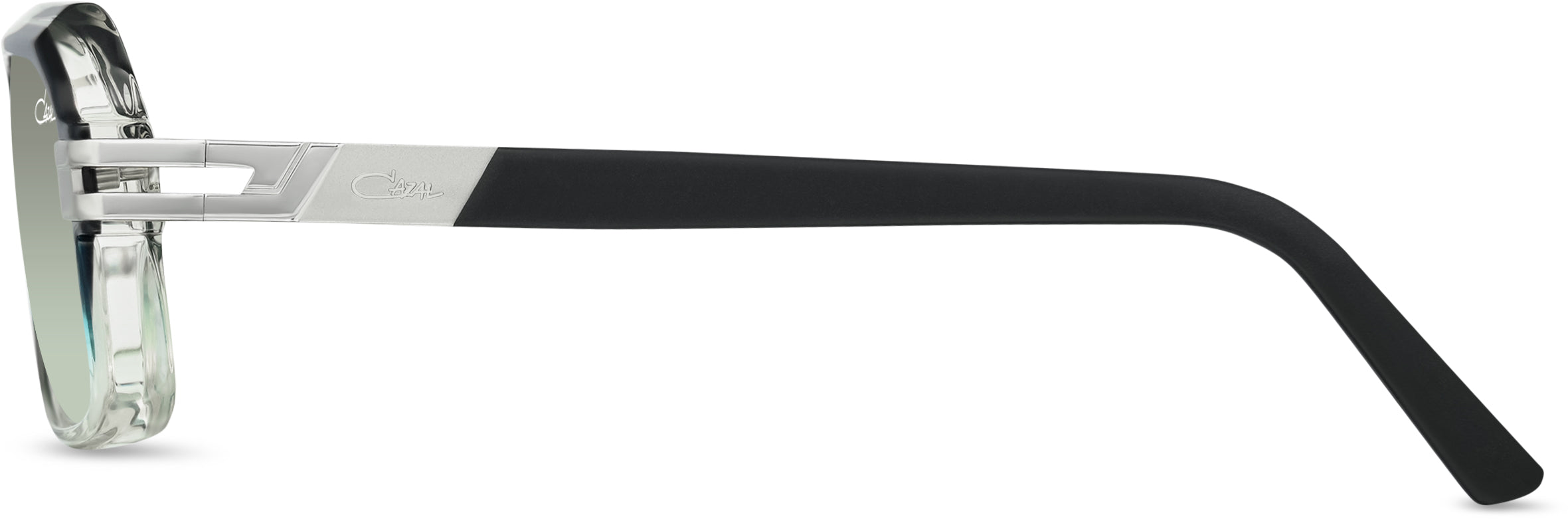 Cazal 6004/3 Sonnenbrille Olive Silber, Seitenansicht
