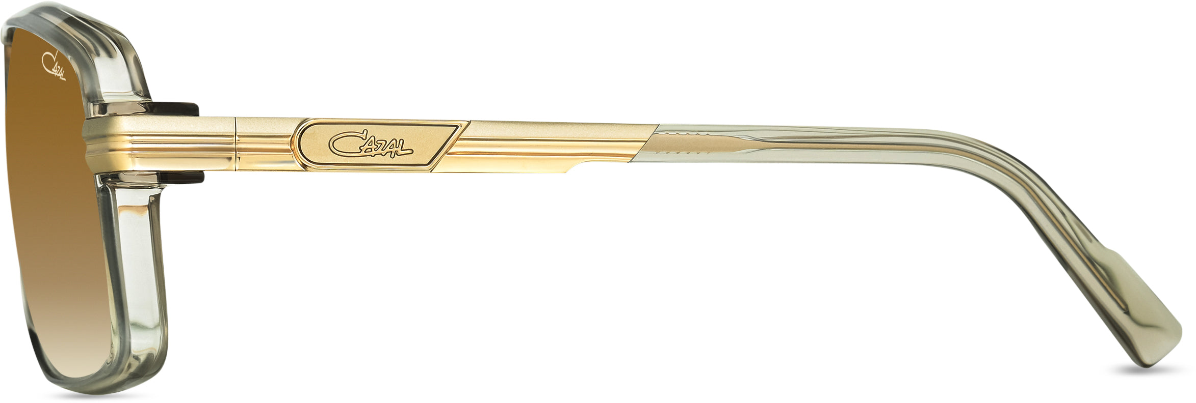 Cazal 6032/3 Sonnenbrille Braun-Gold, Seitenansicht