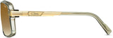 Cazal 6032/3 Sonnenbrille Braun-Gold, Seitenansicht