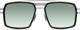 Cazal 6033/3 Sonnenbrille Schwarz-Silber Matt