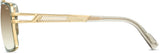 Cazal 6033/3 Sonnenbrille Braun-Gold, Seitenansicht