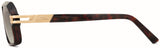 Cazal 6037/3 Sonnenbrille Havanna-Gold, Seitenansicht