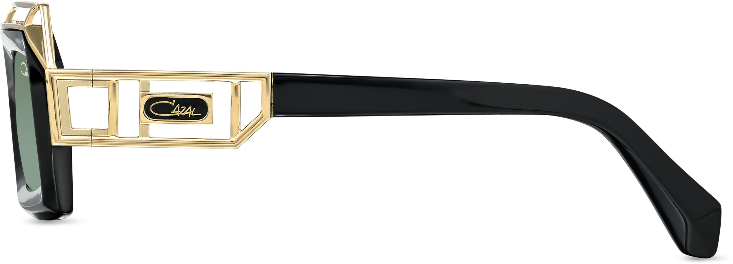 Cazal 8517 Sonnenbrille Schwarz-Gold, Seitenansicht