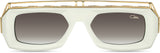 Cazal 8517 Sonnenbrille Milchweiß-Gold