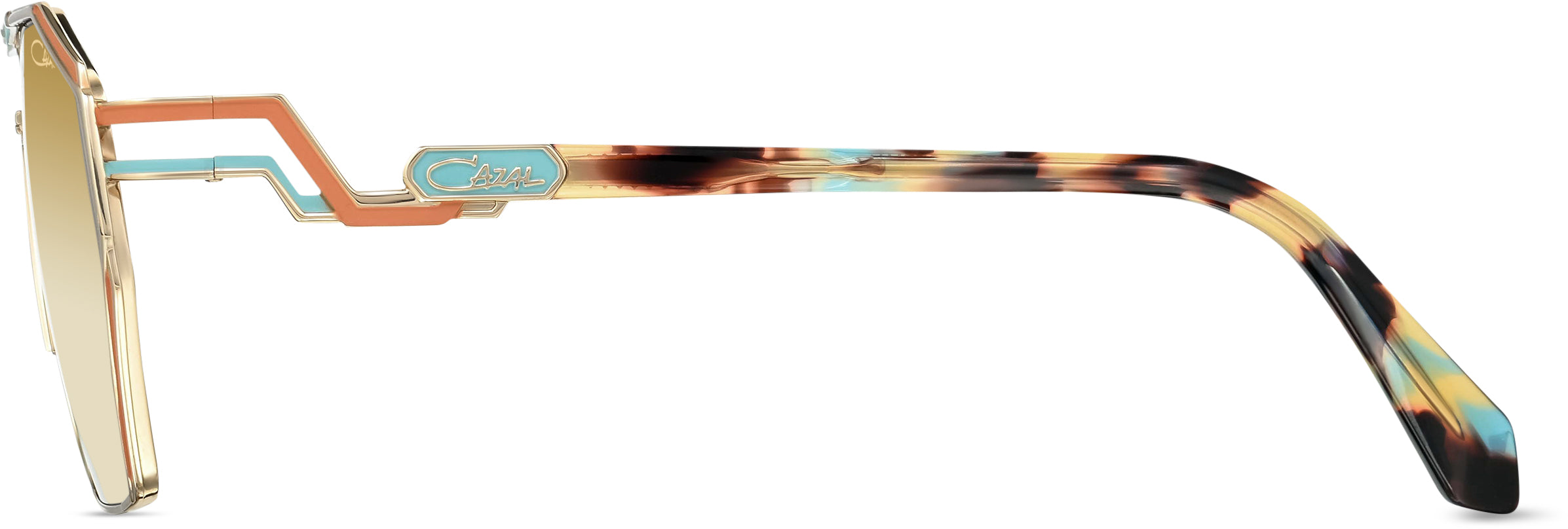 Cazal 9506 Sonnenbrille Mango-Gold, Seitenansicht