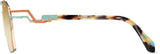 Cazal 9506 Sonnenbrille Mango-Gold, Seitenansicht