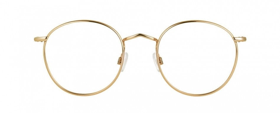 Moscot Zev-TT SE Brille, Frontansicht Gold