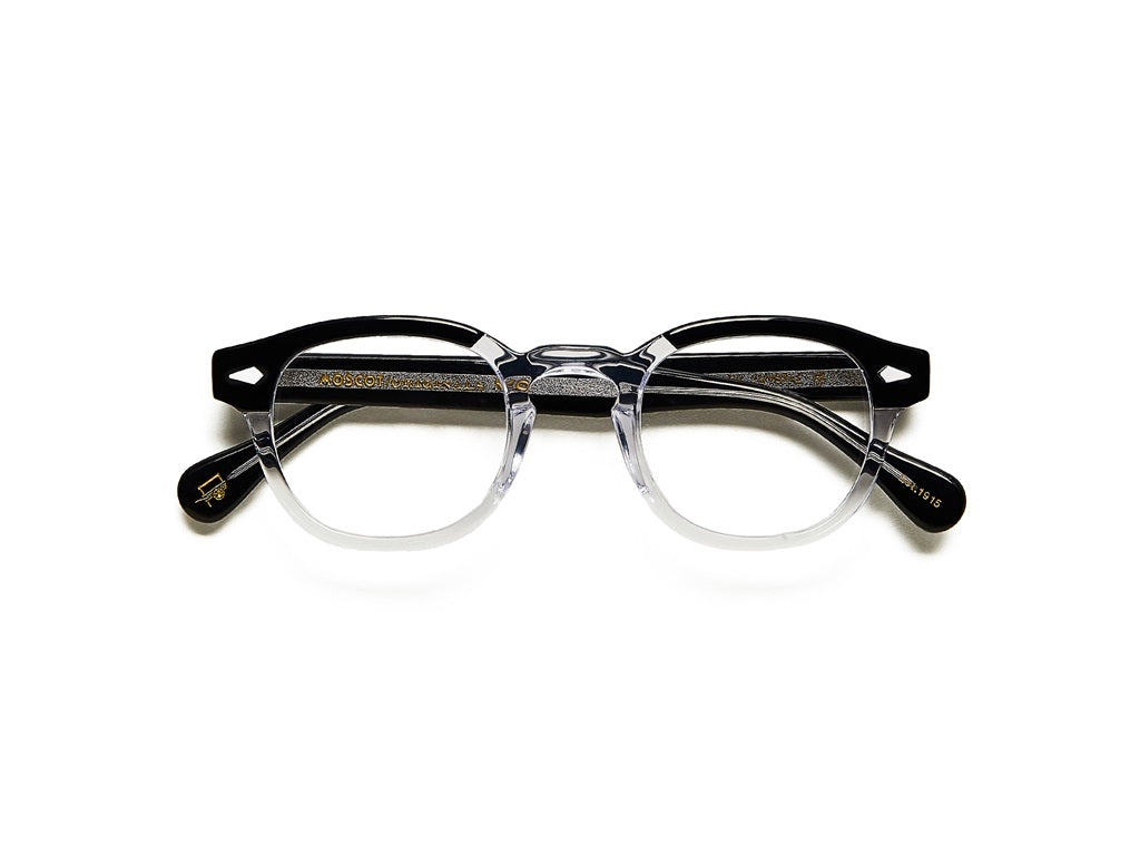 Moscot Lemtosh Brille, Frontansicht Black Crystal