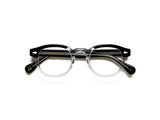 Moscot Lemtosh Brille, Frontansicht Black Crystal