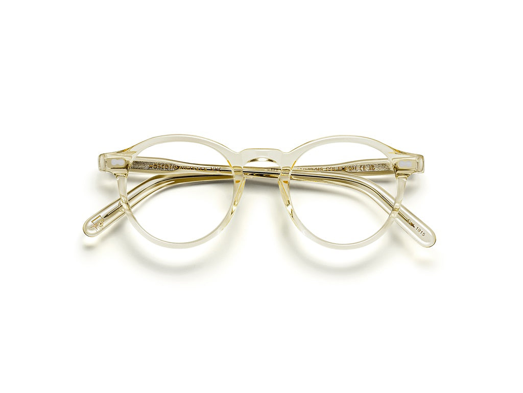 Moscot Miltzen Brille, Frontansicht Flesh