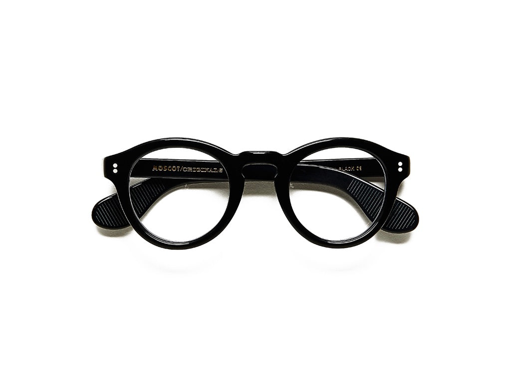 Moscot Keppe Brille, Frontansicht Schwarz