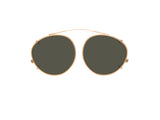 Moscot Clipzen Sonnenclip, Frontansicht Gold