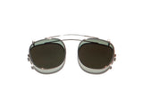 Moscot Cliptosh Sonnenclip, Frontansicht Gold