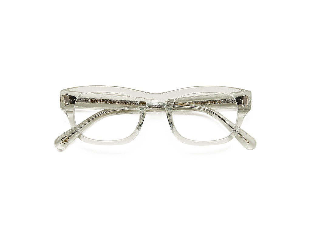 Moscot Nebb Brille, Frontansicht Crystal