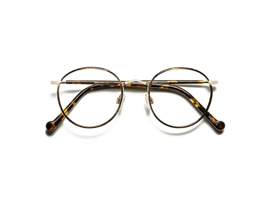Moscot Zev Brille, Frontansicht Tortoise