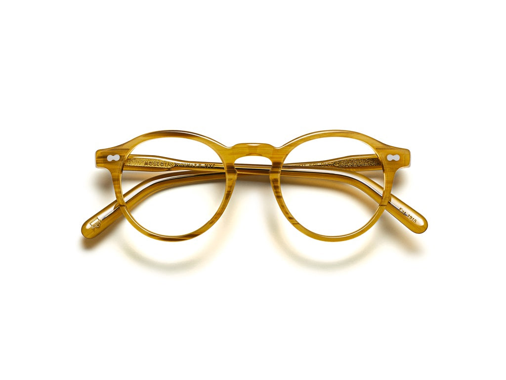Moscot Miltzen Brille, Frontansicht Blonde