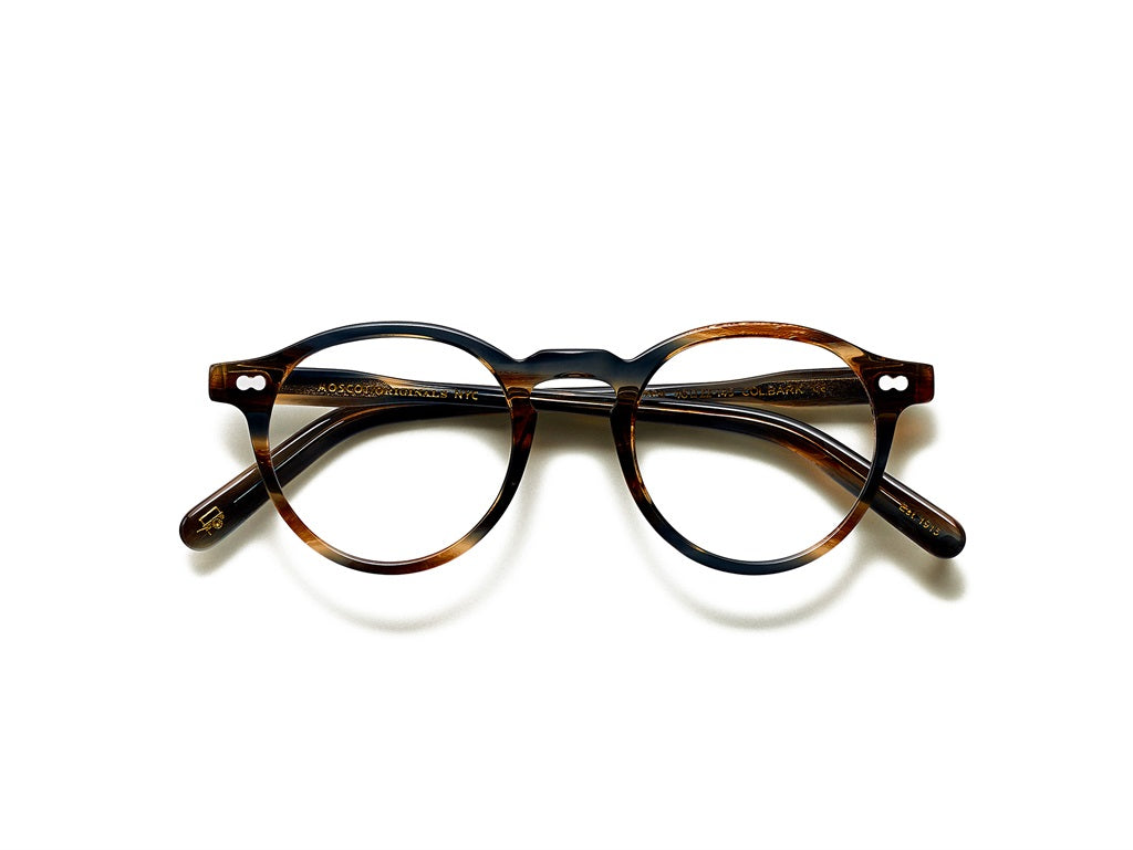 Moscot Miltzen Brille, Frontansicht Bark