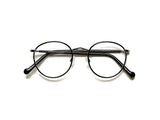 Moscot Zev Brille, Frontansicht Schwarz/Gunmetal