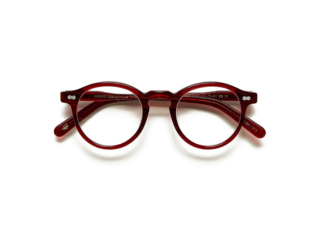 Moscot Miltzen Brille, Frontansicht Ruby