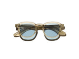 Moscot Momza Sun Sonnenbrille, Frontansicht Cinnamon/Blue