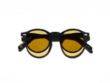 Moscot Miltzen Tints Sonnenbrille, Frontansicht Amber