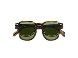 Moscot Vantz Sun Sonnenbrille, Frontansicht Brown/Bamboo
