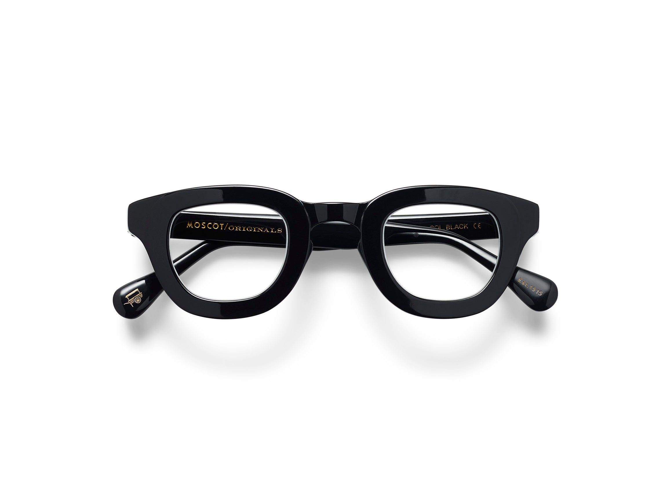 Moscot Telena Brille, Frontansicht Schwarz