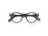 Moscot Miltzen Brille, Frontansicht Schwarz Matt