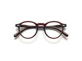 Moscot Miltzen Brille, Frontansicht Burgundy