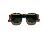 Moscot Momza Sun Sonnenbrille, Frontansicht Tortoise/G15
