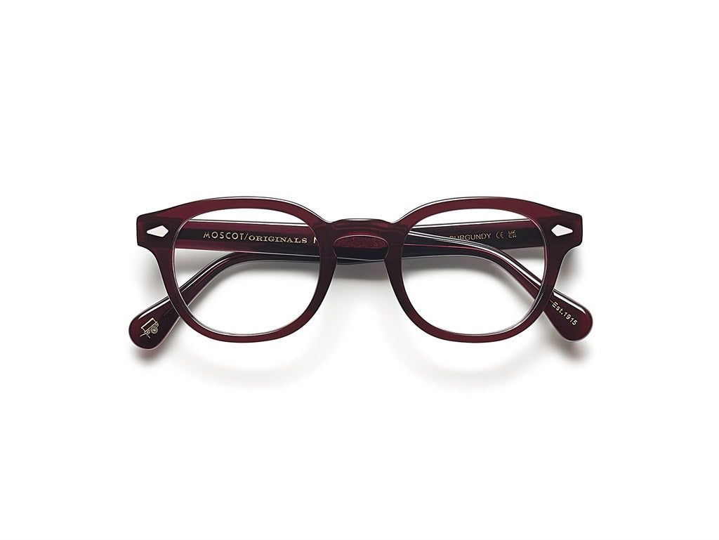 Moscot Lemtosh Brille, Frontansicht Burgundy