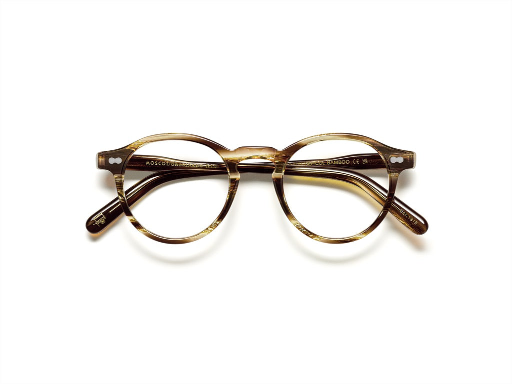 Moscot Miltzen Brille, Frontansicht Bamboo