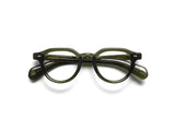 Moscot Baitsim Brille, Frontansicht Dark Green