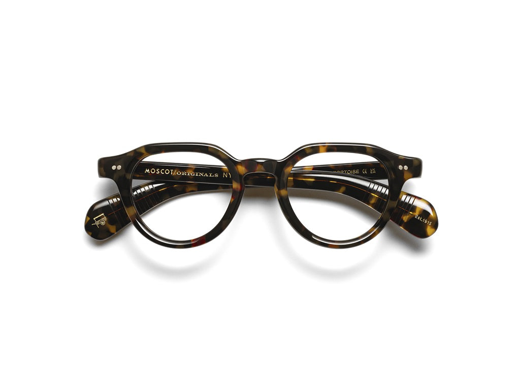Moscot Baitsim Brille, Frontansicht Tortoise