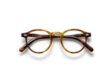 Moscot Miltzen Brille, Frontansicht Tobacco