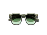 Moscot Momza Sun Sonnenbrille, Frontansicht Sage/Forest Wood