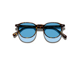 Moscot Arthur Sun Sonnenbrille, Frontansicht Tortoise/Celebrity Blue