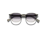 Moscot Arthur Sun Sonnenbrille, Frontansicht Charcoal