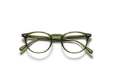 Moscot Frankie Brille, Frontansicht Dark Green