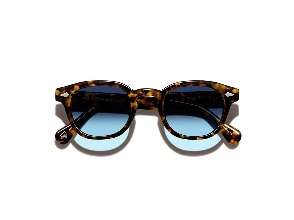 Moscot Lemtosh Tints Sonnenbrille, Tortoise/Denim Blue