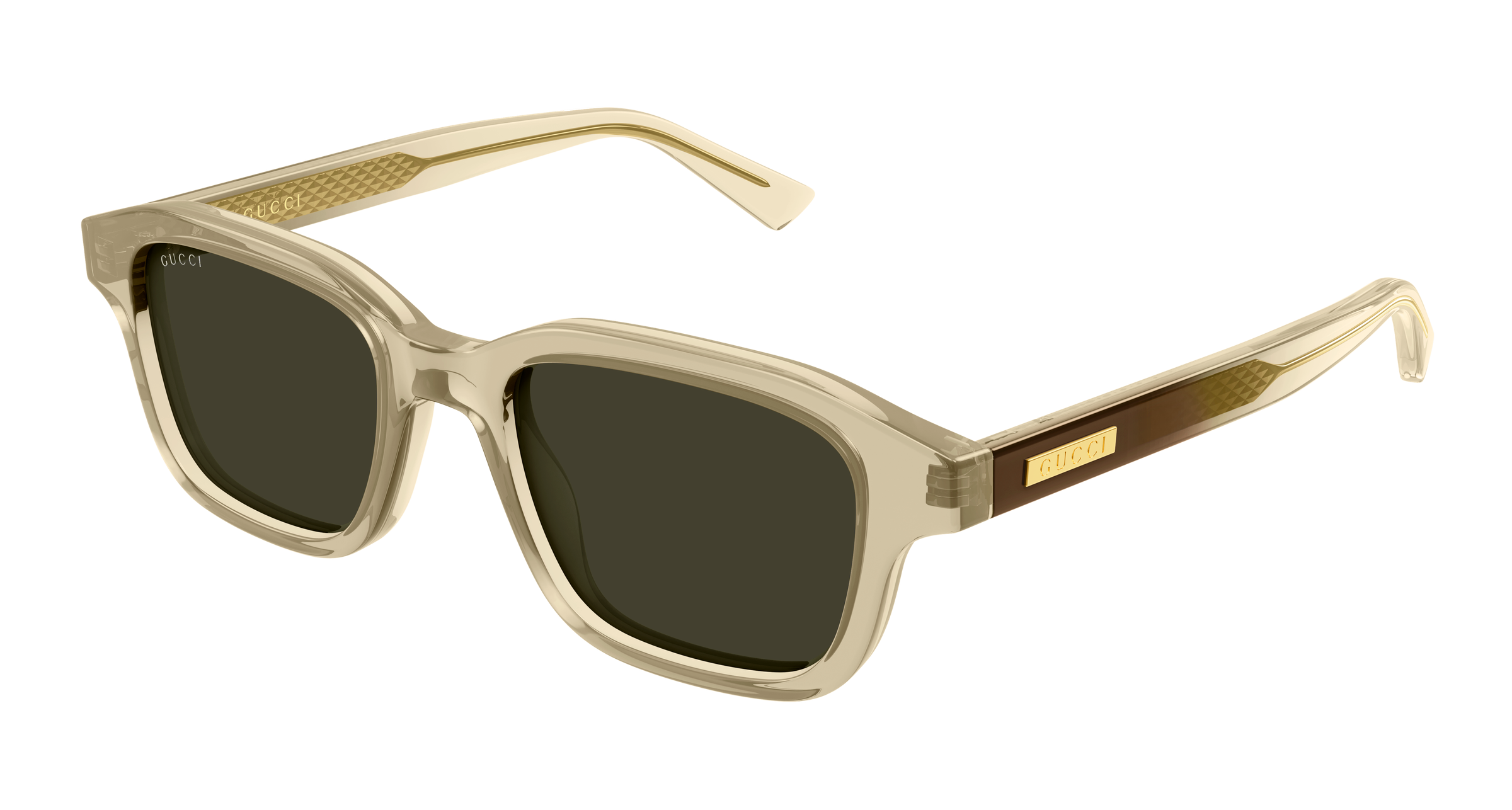 Gucci 2247S Beige/Grün (004), Ansicht 2