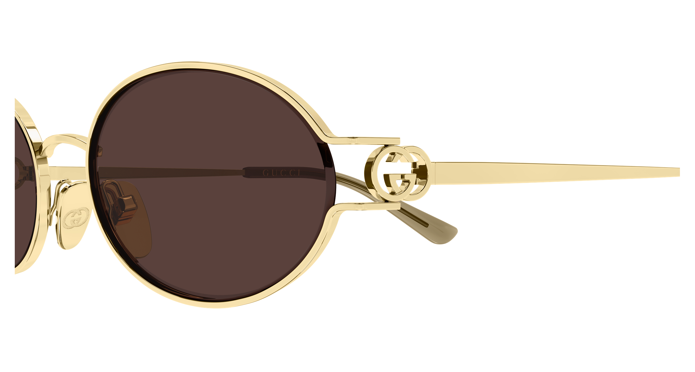 Gucci 2233S Gold/Braun (002), Ansicht 3