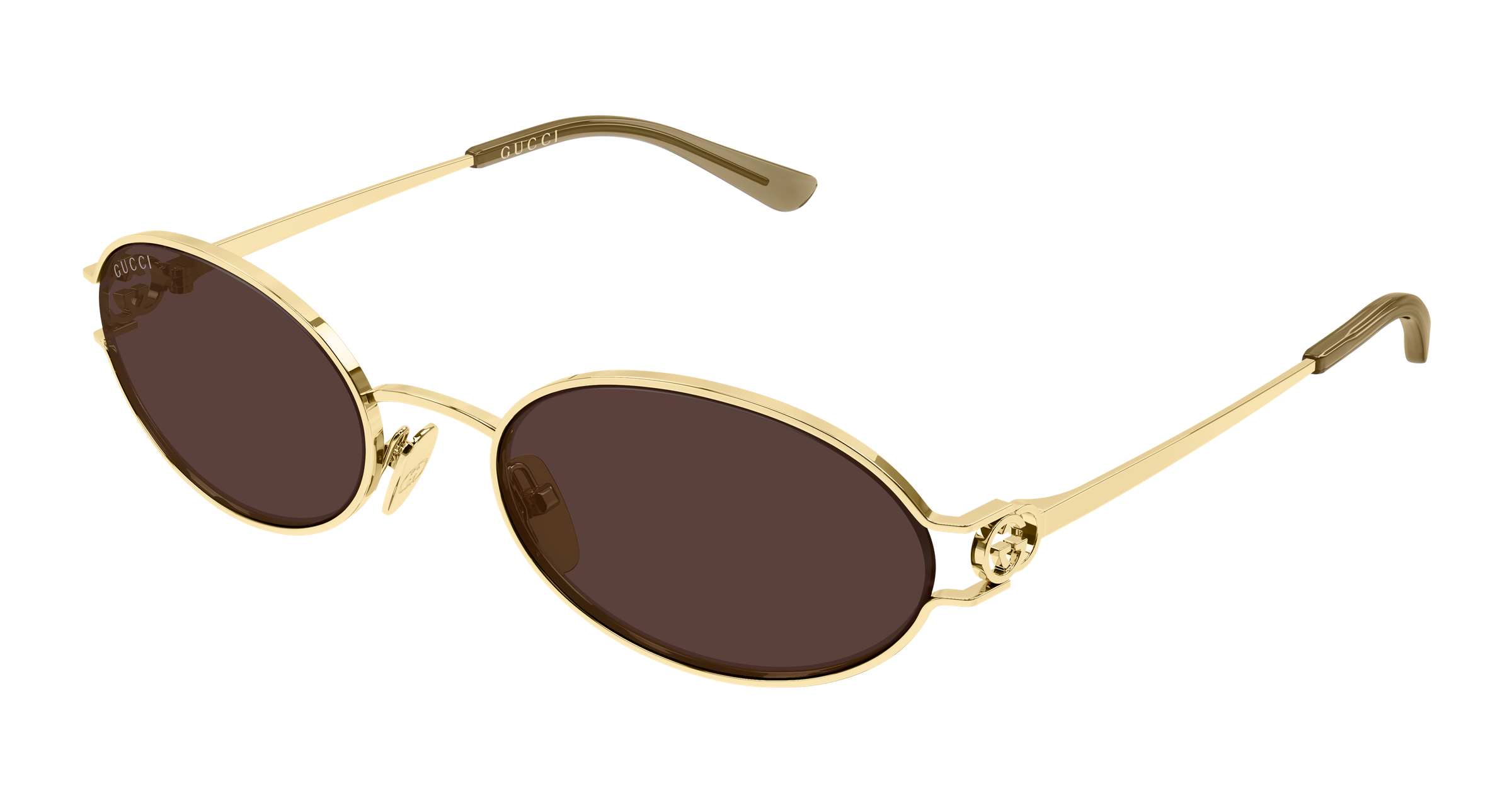Gucci 2233S Gold/Braun (002), Ansicht 2