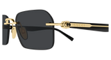 Gucci 2259S Gold/Schwarz/Grau (001), Ansicht 3