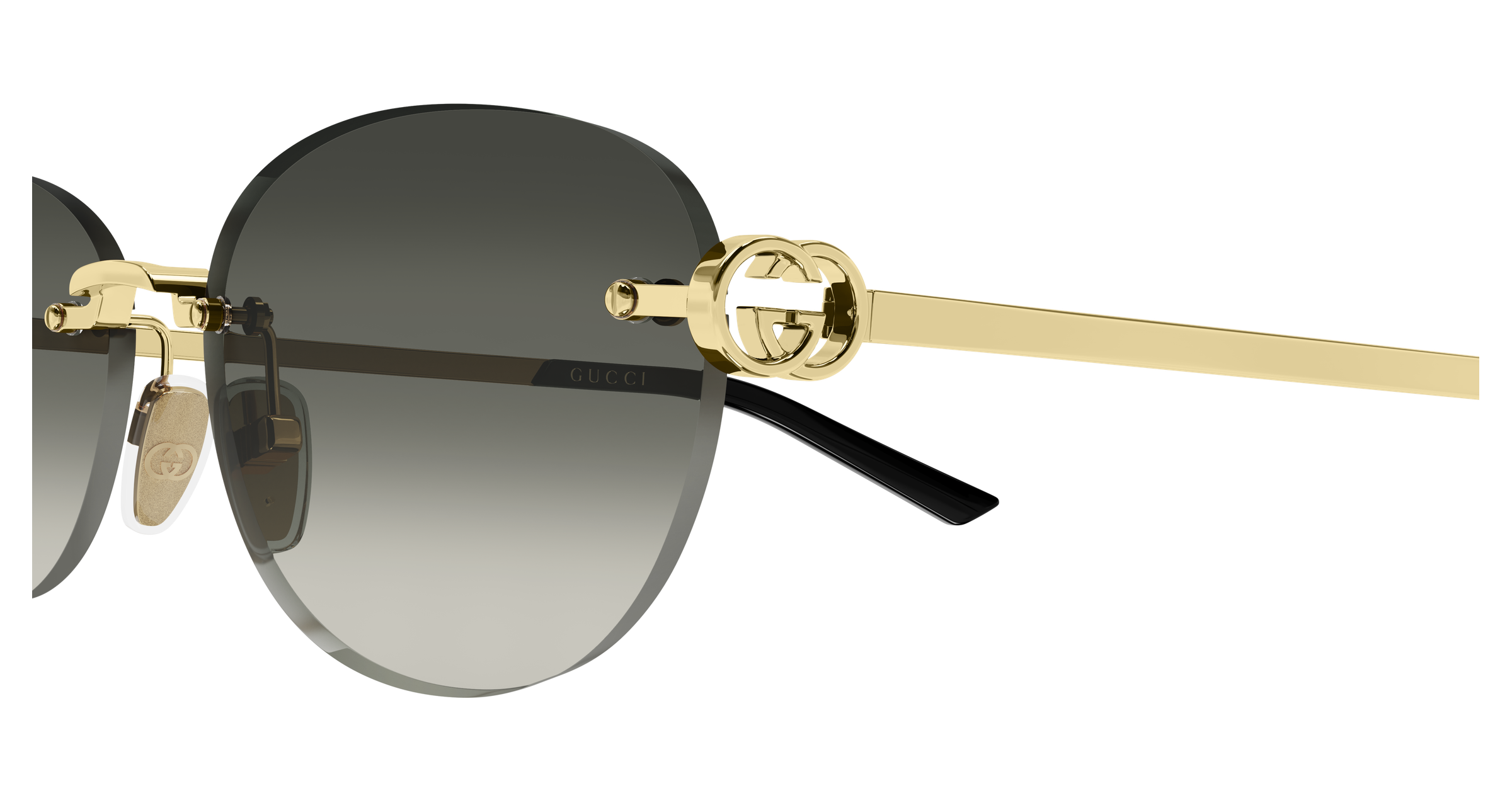 Gucci 2230SA Gold/Grau (002), Ansicht 3