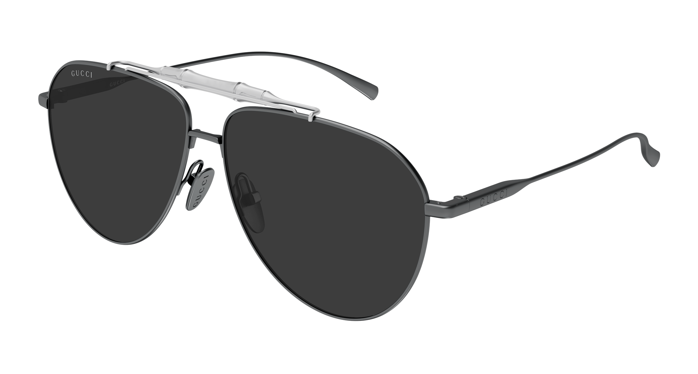 Gucci 2064S Gunmetal/Grau (001), Ansicht 2