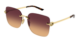 Gucci 2229SA Gold/Rot (003), Ansicht 2