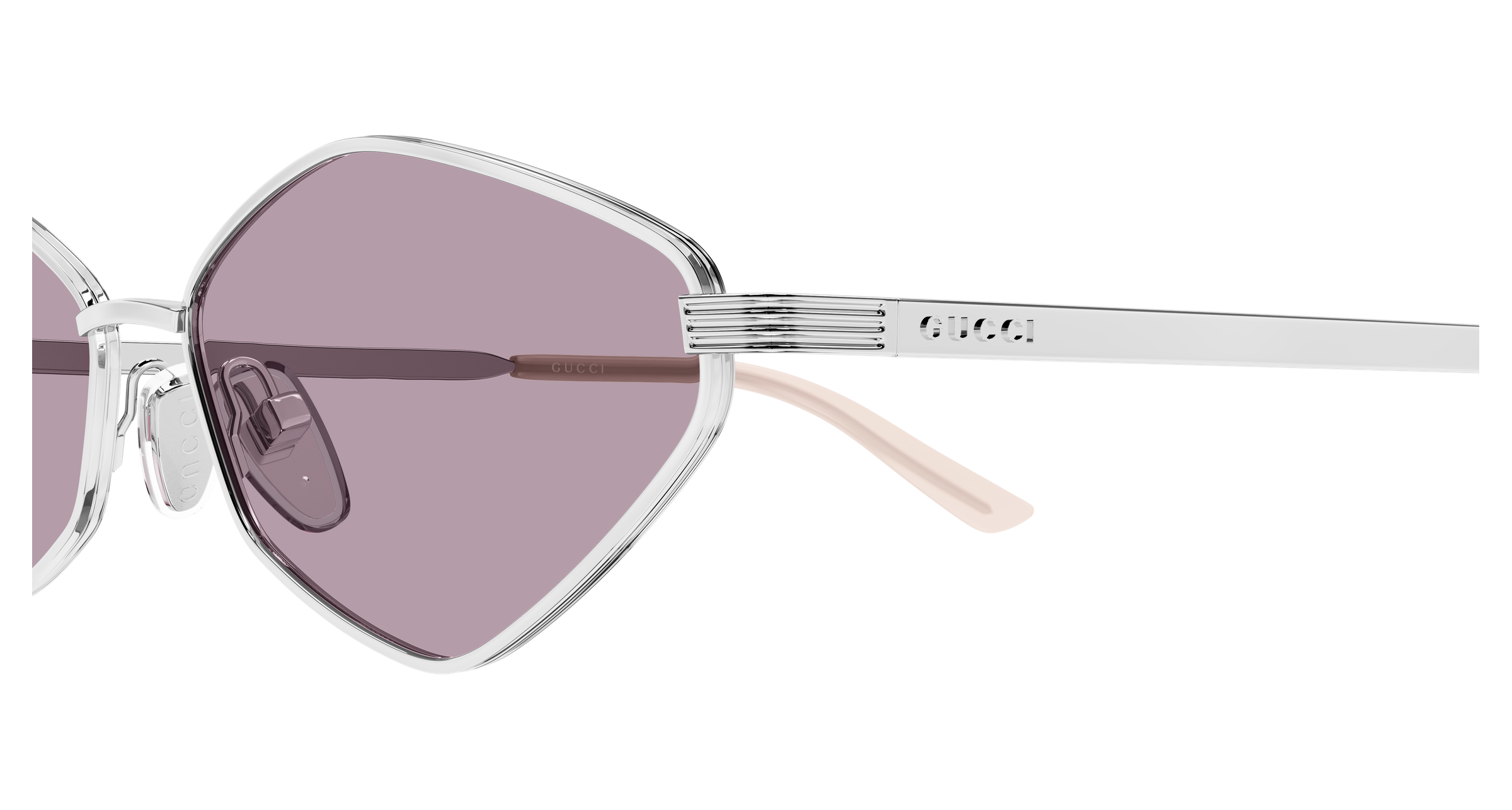 Gucci 2222S Silber/Pink (004), Ansicht 3