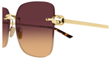 Gucci 2229SA Gold/Rot (003), Ansicht 3