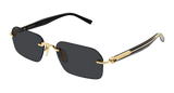 Gucci 2259S Gold/Schwarz/Grau (001), Ansicht 2